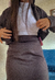 Saia alfaiataria reta - Sarah Faria Store