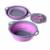 Escorredor Bompack Roxo Dobrável p/ Alimentos