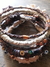 Pulsera Wrap Gypsy Sari | pulsera wrap tribal | alambre de memoria con cuentas | pulsera tribal | pulsera bohemia | 7 x wrap - tienda en línea
