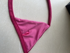 Biquini fita top fixo pink