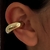 CUFF INFLADO DORADO LISO - comprar online