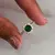ANILLO FLOR CON PIEDRA VERDE