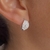 ARGOLLAS HOJITAS CON MINI BRILLANTES 1.5 cm - comprar online