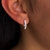ARGOLLAS CON MINI BRILLANTES 1.5 cm - comprar online