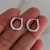ARGOLLAS CON MINI BRILLANTES 1.5 cm en internet