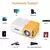 Mini Projetor Portátil Led 1080p 600 Lúmens Hdmi YG300 - comprar online