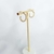 Argola semi-aberta - cravejada nas laterais. - comprar online