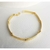 Pulseira 7 placas lisas.