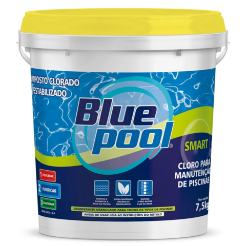 CLORO SMART BLUEPOOL FLUIDRA PARA PISCINAS BALDE 7.5KG