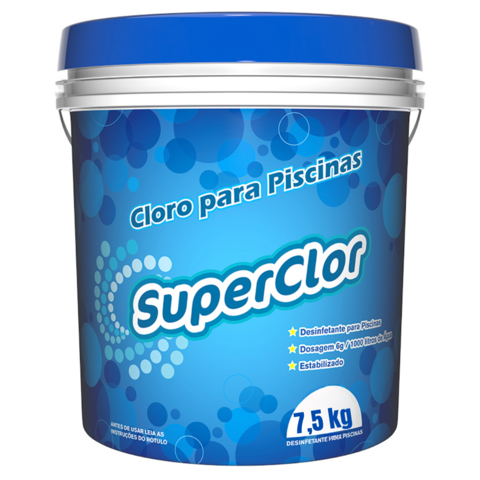 Cloro Clorup Para Tratamento De Agua Para Piscina 7.5 KG