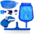 KIT LIMPEZA PISCINA MANGUEIRA SILICONE 5MT CLORADOR E ESTOJO