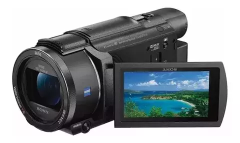 Filmadora Handycam Sony 4k Fdr-ax43a Color Negro