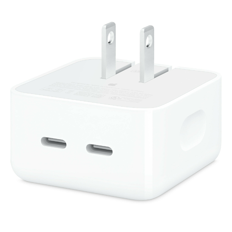 Adaptador de corriente Apple 35 W con dos puertos USB-C