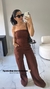 MACACÃO WIDE LEG DRI MARROM - comprar online