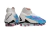 Chuteira Infantil Nike Phantom GX Elite FG Campo Branca/Azul - Hoff 