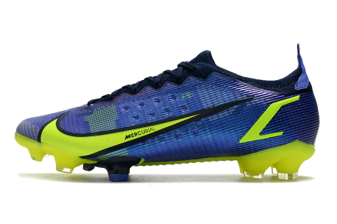 Chuteira Infantil Nike Mercurial Vapor 14 Elite FG Campo Azul