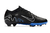 Chuteira Nike Air Zoom Mercurial Vapor 15 Elite Campo Preta/Azul - comprar online