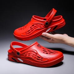Sapatos casuais masculinos leves EVA, sandálias masculinas de verão, tamancos,