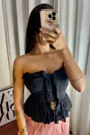 Tomara que Caia Bia em Lese Preto - comprar online