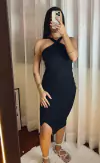 Vestido Ribana Premium Preto - comprar online