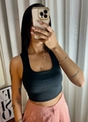 Cropped Regata Preto - comprar online
