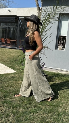 Pantalon de Lino capsula india - comprar online