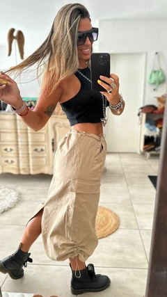 Pollera Safari - comprar online