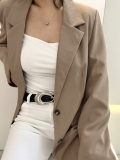 BLAZER GEORGIA - MOCHA MOUSSE en internet
