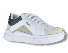 Zapatilla Urbana Cuero Nana! Blanco Beige