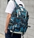 Anime Ninja Narutoes Uzumaki Sasuke Mochila, Mochila de Carregamento USB, Viagem na internet