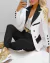 Novo 2023 OL Design Formal Business Blazer Ternos e Calças das Mulheres Duas Pe na internet