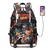 Anime Ninja Narutoes Uzumaki Sasuke Mochila, Mochila de Carregamento USB, Viagem - comprar online