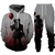 Homens e Mulheres do Halloween Palhaço 3D Impresso Hoodies e Calças Suit, Horr