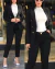 Novo 2023 OL Design Formal Business Blazer Ternos e Calças das Mulheres Duas Pe - lima importação