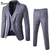 Vestido formal de festa negócios justo de botão único masculino, ternos elega