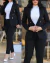 Novo 2023 OL Design Formal Business Blazer Ternos e Calças das Mulheres Duas Pe - loja online