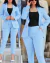 Novo 2023 OL Design Formal Business Blazer Ternos e Calças das Mulheres Duas Pe - loja online