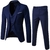 Imagem do Vestido formal de festa negócios justo de botão único masculino, ternos elega