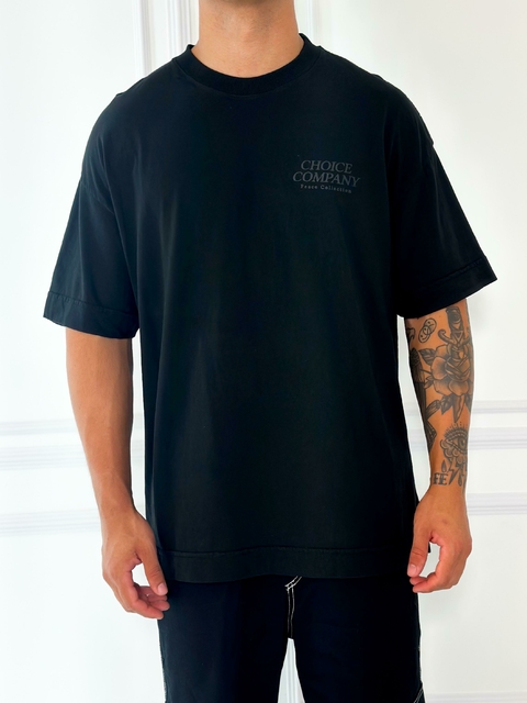 Camiseta Oversized Choice Essential Preta - comprar online