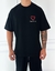 Camiseta Oversized Heart Peace Preta - comprar online