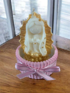 VIRGENCITA CON BASE CIRCULAR