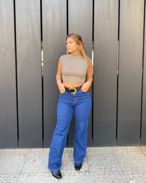 WIDE LEG ELASTIZADO BASIC - comprar online