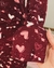 Pijama Canelado Coração - comprar online