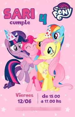 MY LITTLE PONY Kit Imprimible Personalizado Cumpleaños en internet