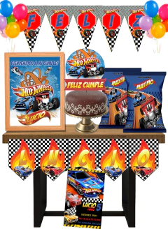 HOT WHEELS Kit Imprimible Personalizado Cumpleaños - comprar online