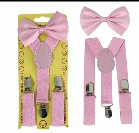 Suspensorio infantil com gravata unisex