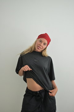 REMERA CROP GRIS - comprar online