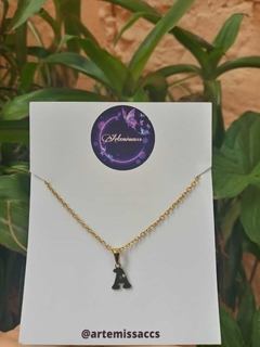 Inicial A (Acero Dorado)