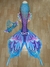 Cauda sereia para natação adulta sem monofin profissional tecido realista - MERMAID SHOP BR