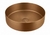 Cuba Aço Inox 36cm com Válvula p/ Lavatório Acabamento Rose Gold Escovado - Kromma CUB1031